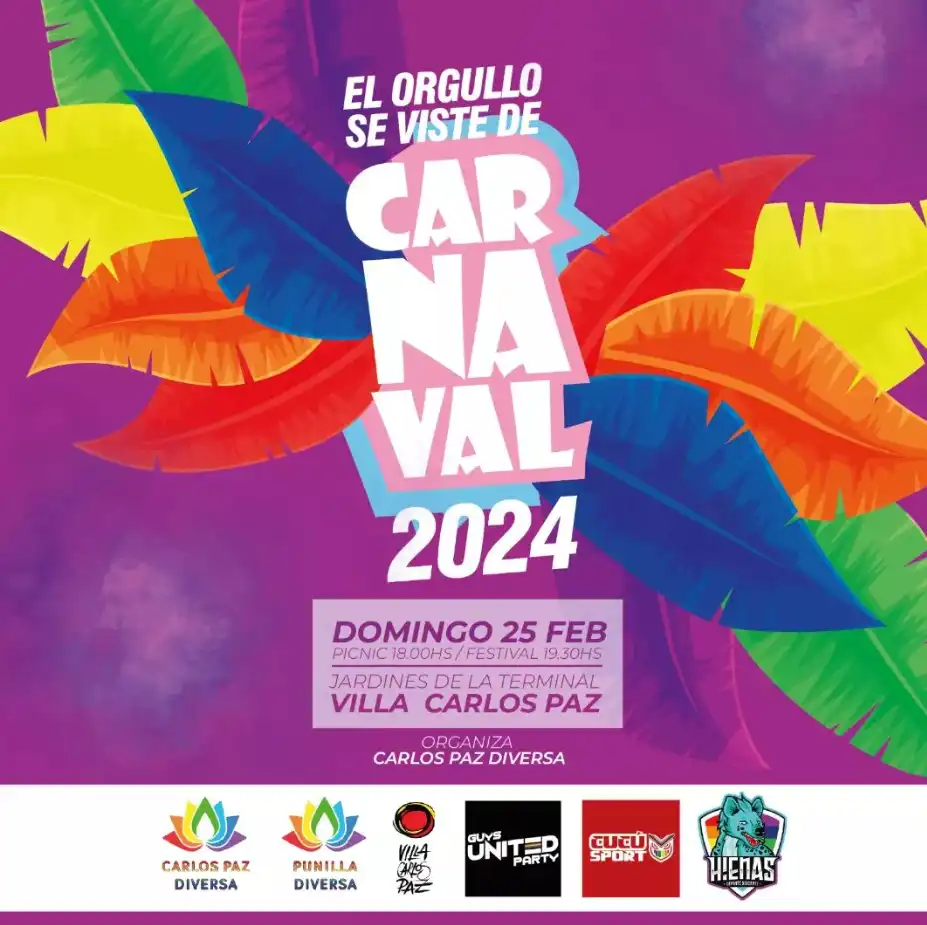 Festival por el orgullo 2024 en Villa Carlos Paz