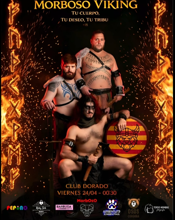 Cordobagay.com.ar y Osos de Córdoba: FREE ENTRY en Morboso Fest  Viking Edition