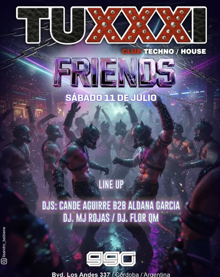 Cordobagay.com.ar y Osos de Córdoba: Free Tuxxxi Friends - Julio 2026