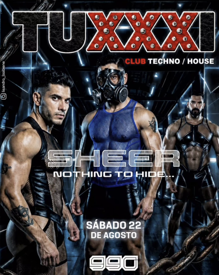 Cordobagay.com.ar y Osos de Córdoba: Entrada gratuita para Tuxxxi Sheer 22 de Agosto